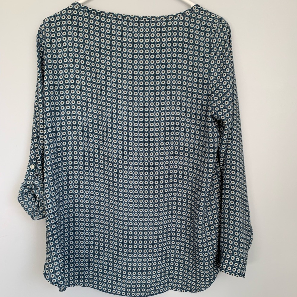 Patterned LOFT Blouse - Picture 3 of 4